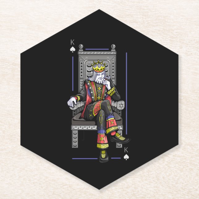 Porta-copo De Papel Card King (Frente)