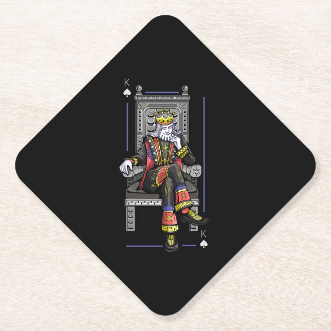 Porta-copo De Papel Card King (Frente)