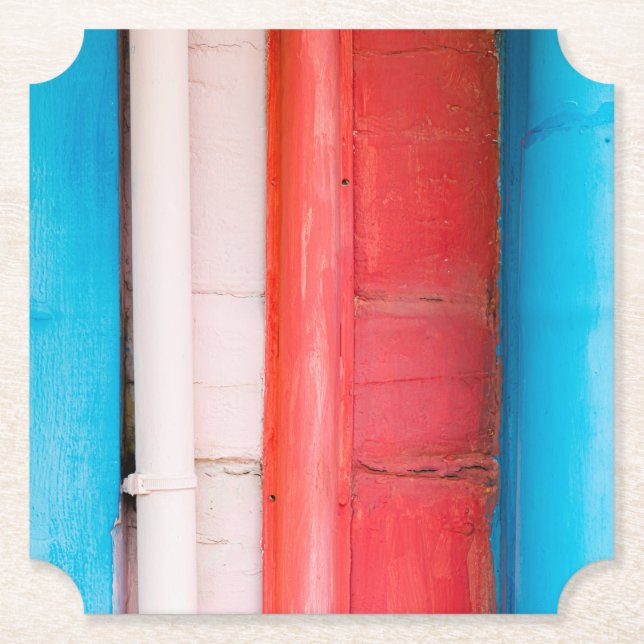 Porta-copo De Papel Caribe cores - abstrato (Frente)