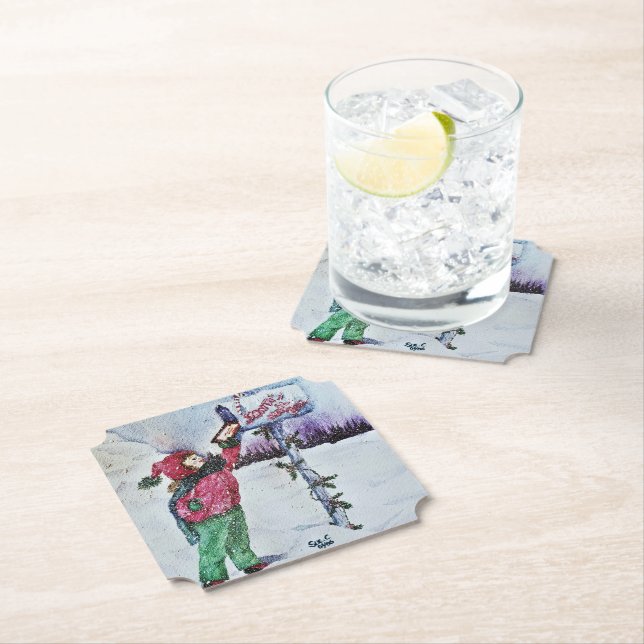 Porta-copo De Papel Caros Papais noeis (Insitu)