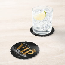 Carta Dourada Vintage - VIP com Coroa 8