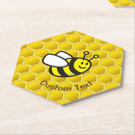 Porta-copo De Papel Cartoon de Honeybee