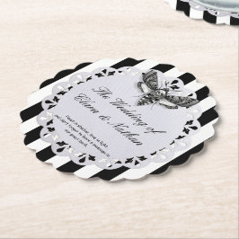 Porta-copo De Papel Casamento Gótico do Crânio Materno - Elegante Escu