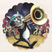 Cat tocando Trombone