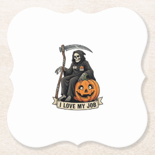 Porta-copo De Papel Ceifeiro do Amor Trabalho Halloween Abóbora Foice_