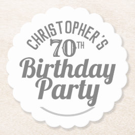 Porta-copo De Papel Celebração da 70 de aniversário da Porta copos