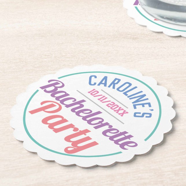 Porta-copo De Papel Celebração de uma despedida de solteira (Criador carregado)