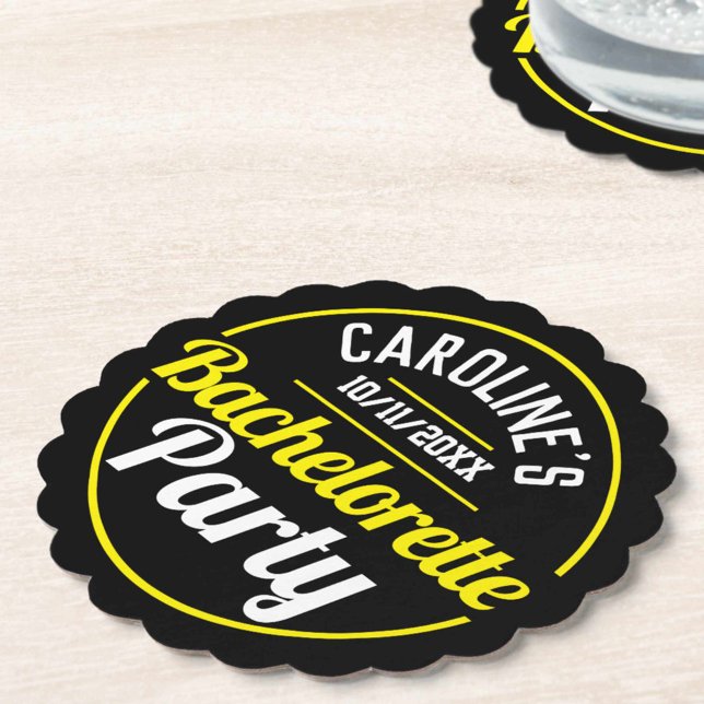 Porta-copo De Papel Celebração de uma Festa de solteira (Criador carregado)