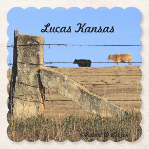 Porta-copo De Papel Cerca Postada Pedra