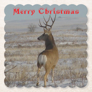 Porta-copo De Papel Cervo-mula macho D 20 na montanha-russa de neve