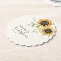 Chá de Bebê Floral de Eucalipto e Girassol