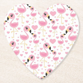 Porta-copo De Papel Chá de fraldas Flamingo Rosa