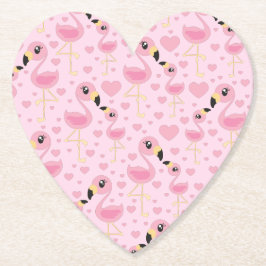 Porta-copo De Papel Chá de fraldas Flamingo Rosa