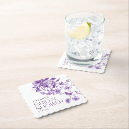 Porta-copo De Papel Chá de panela Floral do Toile Francês Vintage