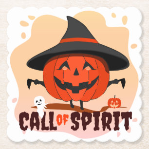 Porta-copo De Papel Chamada de Espírito do Halloween
