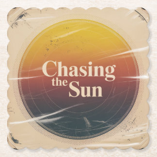 Porta-copo De Papel Chasing The Sun