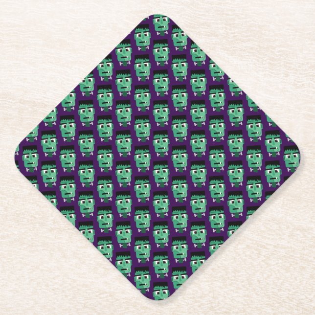 Porta-copo De Papel Chefe do Monstro do Frankenstein (Frente)