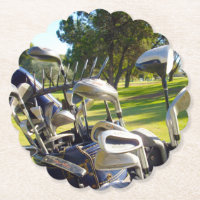 Cheio De Sacos De Golfe, Portas copos De Papel