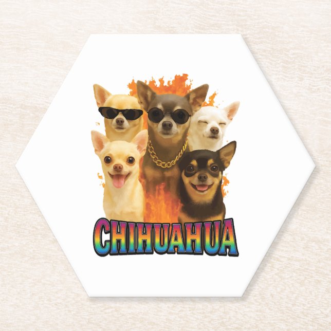 Porta-copo De Papel Chihuahua Copy (Frente)