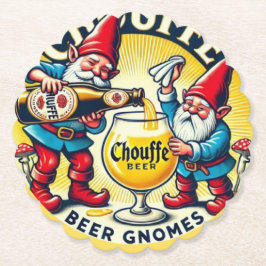 Porta-copo De Papel Chouffe Beer Gnomes Theme Design