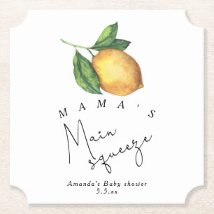 Porta-copo De Papel Chuva de bebê do Lemon, o grande amor da mamãe