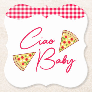 Porta-copo De Papel Ciao Baby Chá de Bebê Italiano