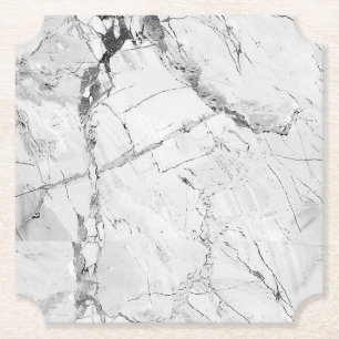 Porta-copo De Papel Cinza Elegante "Granite Hazel Whorl" Textura marmo
