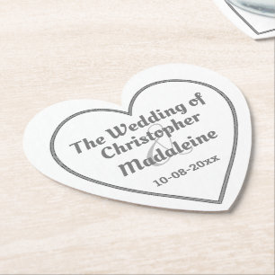 Porta-copo De Papel Cinza prateada simples em uma Porta copos de papel