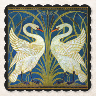 Porta-copo De Papel Cisnes Art Déco