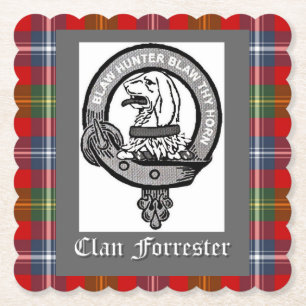 Porta-copo De Papel Clan Forrester Crest