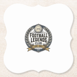 Porta-copo De Papel Clube de Lendas do Futebol Camisa Vintage de Futeb