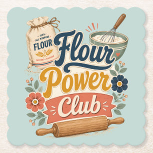 Porta-copo De Papel Clube de Panificação Cottage Flour Power