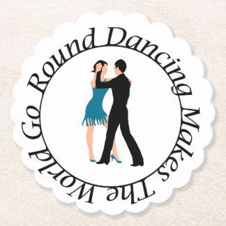 Porta-copo De Papel Coaster for the Round Danceer