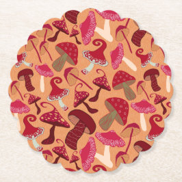 Porta-copo De Papel Cogumelos Cujos