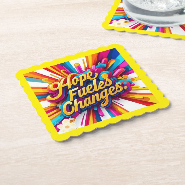 Porta-copo De Papel "Começos Brilhos" (Angular)