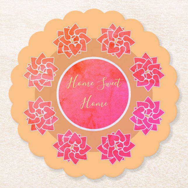 Porta-copo De Papel Confortável e bonito (Frente)