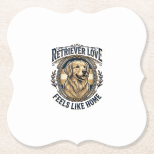 Porta-copo De Papel Conforto Doméstico do Golden Retriever Gravação Vi