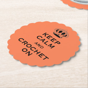 Porta-copo De Papel Conjunto de Corais Personalizado Manter Calmo (sua