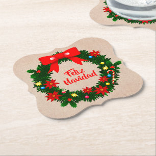 Porta-copo De Papel Conjunto de Feliz Navidad Feliz Arco de Terra de N