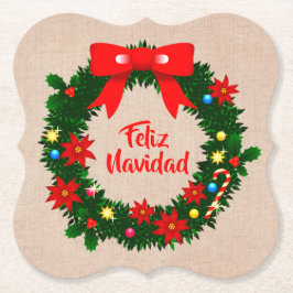 Porta-copo De Papel Conjunto de Feliz Navidad Feliz Arco de Terra de N
