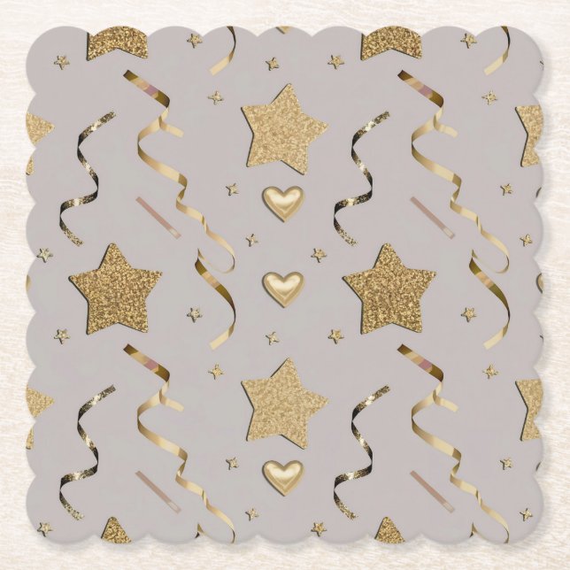 Porta-copo De Papel Conjunto de Portas copos de Celebração de Partido  (Frente)