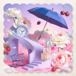 Porta-copo De Papel Conjunto de Portas copos Sonhadores de Peões Branc