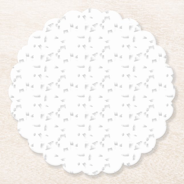 Porta-copo De Papel Conjuntos de Apoios de Papel Modernos Minimalistas (Frente)