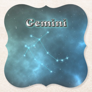 Porta-copo De Papel constelação de Gemini