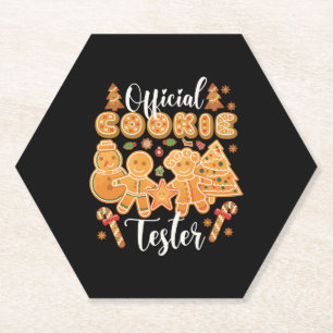 Porta-copo De Papel Cookie Oficial Tester Gingerbird Natal Baker