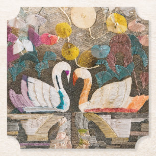 Porta-copo De Papel Copo de tecido Cisne Apoio