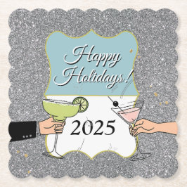 Porta-copo De Papel Coquetel, conversas sofisticadas, bebida