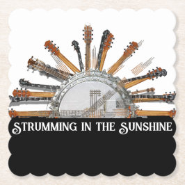 PORTA-COPO DE PAPEL CORDAS DE GUITAR NO SOL