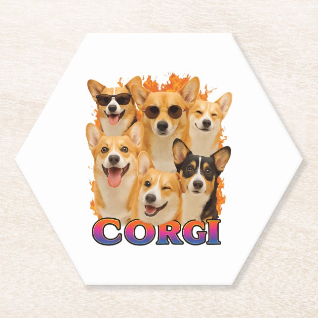 Porta-copo De Papel Corgi Copy (Frente)