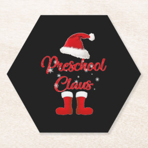 Porta-copo De Papel correspondência da família preschool claus christm